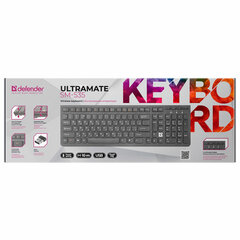 Клавиатура беспроводная DEFENDER UltraMate SM-535 RU, USB, 108 клавиш, 2,4 Ghz, черная, 45535