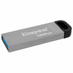 Флеш-диск 128 GB KINGSTON DataTraveler Kyson, разъем USB 3.2, серебряный, DTKN/<wbr/>128GB