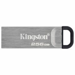 Флеш-диск 256 GB KINGSTON DataTraveler Kyson, разъем USB 3.2, серебряный, DTKN/<wbr/>256GB