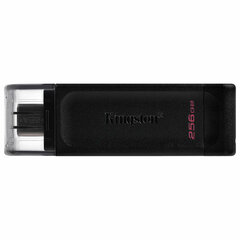 Флеш-диск 256 GB KINGSTON DataTraveler 70, разъем Type-C 3.2, черный, DT70/<wbr/>256GB