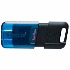 Флеш-диск 128 GB KINGSTON DataTraveler 80 M, разъем Type-C 3.2, черный, DT80M/<wbr/>128GB