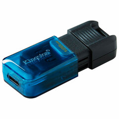 Флеш-диск 128 GB KINGSTON DataTraveler 80 M, разъем Type-C 3.2, черный, DT80M/<wbr/>128GB