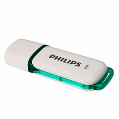 Флеш-диск 8 GB PHILIPS SNOW, разъем USB 2.0, зеленый, FM08FD70B/<wbr/>97