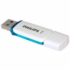 Флеш-диск 16 GB PHILIPS SNOW, разъем USB 2.0, синий, FM16FD70B/<wbr/>97