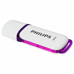 Флеш-диск 64 GB PHILIPS SNOW, разъем USB 2.0, фиолетовый, FM64FD70B/<wbr/>97