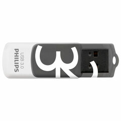 Флеш-диск 32 GB PHILIPS VIVID, разъем USB 3.0, черный, FM32FD00B/<wbr/>97