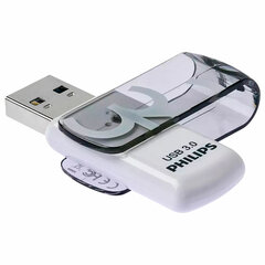 Флеш-диск 32 GB PHILIPS VIVID, разъем USB 3.0, черный, FM32FD00B/<wbr/>97