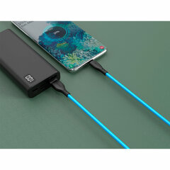 Кабель S21 USB – Type-C, 1 м, 3 А, SMARTBUY, для зарядки и передачи данных, синий, 93393
