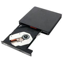 Внешний оптический привод CD/<wbr/>DVD GEMBIRD USB 3.0, пластик, черный, DVD-USB-03