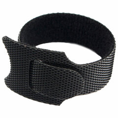 Хомуты-липучки 125&times;11 мм, на основе ленты Velcro, CABLEXPERT, черные (12 шт.), VT-125&times;11BK