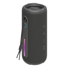 Колонка портативная KAIGO (КЕЙГО) BT30T, 30 Вт, Bluetooth, USB, Micro SD, AUX, RGB, TWS, IPX7, черная, 514226