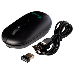 Мышь беспроводная бесшумная SMARTBUY 328AG, USB, 3 кнопки + 1 колесо-кнопка, черный