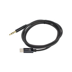 Переходник AUX, jack 3,5 (M) – Type-C, 1 м, VIXION PRO VX-10c, черный, 02786