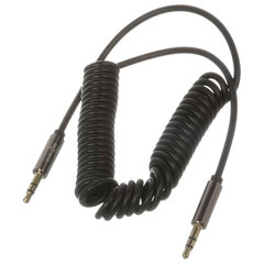 Переходник AUX, jack 3,5 (M) – jack 3,5 (M), 2 м, VIXION PRO VX-15, спираль, черный, 02755