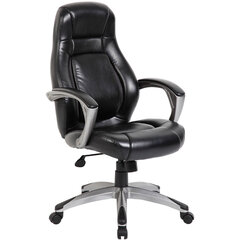 Кресло офисное BRABIX PREMIUM &laquo;Turbo EX-569&raquo;, экокожа, спортивный дизайн, черное, 531014