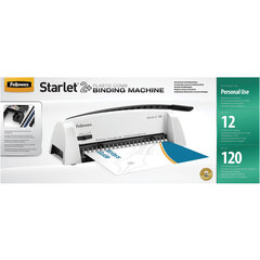Переплетная машина д/<wbr/>пласт.пружины FELLOWES STARLET 2+, пробивает до 12 л., сшивает до 120 л., FS-52279