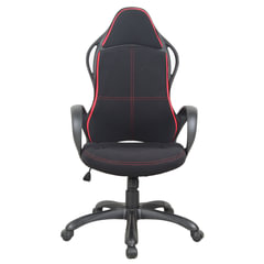 Кресло офисное BRABIX PREMIUM &laquo;Force EX-516&raquo;, ткань, черное/<wbr/>вставки красные, 531571