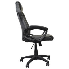 Кресло компьютерное BRABIX &laquo;Rider Plus EX-544&raquo; КОМФОРТ, экокожа, черное/<wbr/>серое, 531582