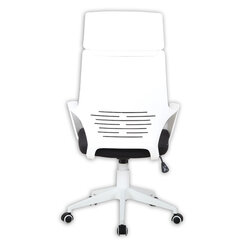 Кресло офисное BRABIX PREMIUM &laquo;Prime EX-515&raquo;, пластик белый, ткань, черное, 531812