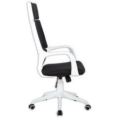 Кресло офисное BRABIX PREMIUM &laquo;Prime EX-515&raquo;, пластик белый, ткань, черное, 531812