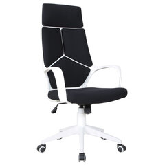 Кресло офисное BRABIX PREMIUM &laquo;Prime EX-515&raquo;, пластик белый, ткань, черное, 531812