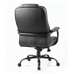 Кресло офисное BRABIX PREMIUM &laquo;Heavy Duty HD-002&raquo;, усиленное, НАГРУЗКА до 200 кг, экокожа, 531829
