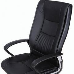 Кресло офисное BRABIX &laquo;Forward EX-570&raquo;, хром, экокожа, черное, 531837