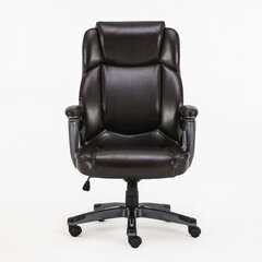 Кресло офисное BRABIX PREMIUM &laquo;Favorite EX-577&raquo;, пружинный блок, рециклир. кожа, коричневое, 531936
