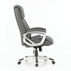 Кресло офисное BRABIX PREMIUM &laquo;Level EX-527&raquo;, пружинный блок, рециклированная кожа, серое, 531937