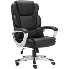 Кресло офисное BRABIX PREMIUM &laquo;Rest EX-555&raquo;, пружинный блок, экокожа, черное, 531938