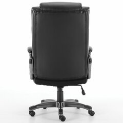 Кресло офисное BRABIX PREMIUM &laquo;Solid HD-005&raquo;, НАГРУЗКА до 180 кг, рециклированная кожа, черное, 531941
