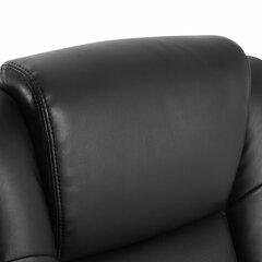 Кресло офисное BRABIX PREMIUM &laquo;Solid HD-005&raquo;, НАГРУЗКА до 180 кг, рециклированная кожа, черное, 531941
