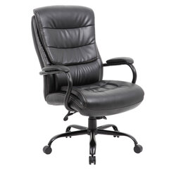 Кресло офисное BRABIX PREMIUM &laquo;Heavy Duty HD-004&raquo;, НАГРУЗКА до 200 кг, экокожа, черное, 531942