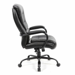 Кресло офисное BRABIX PREMIUM &laquo;Heavy Duty HD-004&raquo;, НАГРУЗКА до 200 кг, экокожа, черное, 531942