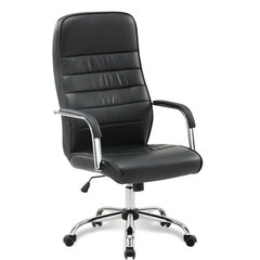 Кресло офисное BRABIX &laquo;Stark EX-547&raquo;, экокожа, хром, черное, 531948