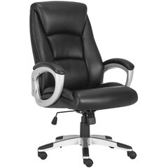 Кресло офисное BRABIX PREMIUM &laquo;Grand EX-501&raquo;, рециклированная кожа, черное, 531950