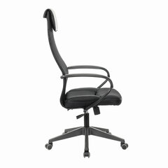 Кресло офисное BRABIX PREMIUM &laquo;Stalker EX-608 PL&raquo;, ткань-сетка/<wbr/>кожзам, черное, 532090