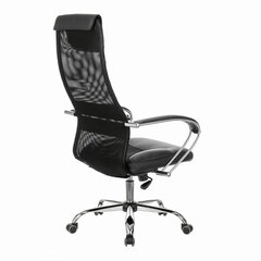Кресло офисное BRABIX PREMIUM &laquo;Stalker EX-608 CH&raquo;, хром, ткань-сетка/<wbr/>кожзам, черное, 532091