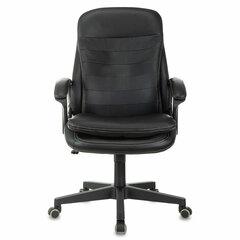 Кресло офисное BRABIX PREMIUM &laquo;Omega EX-589&raquo;, экокожа, черное, 532094
