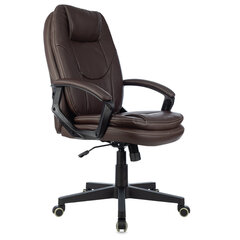 Кресло офисное BRABIX PREMIUM &laquo;Trend EX-568&raquo;, экокожа, коричневое, 532101