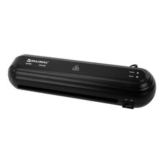 Ламинатор BRAUBERG ULTRA PM235B, ЧЕРНЫЙ, формат A4, толщина пленки 60-150 мкм, скорость 30 см/<wbr/>мин, 532183