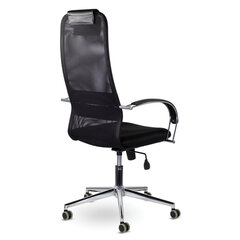 Кресло офисное BRABIX &laquo;Pilot EX-610 CH&raquo; premium, хром, ткань-сетка, черное, 532417