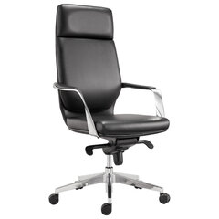 Кресло офисное BRABIX PREMIUM &laquo;Resonance EX-755&raquo;, мультиблок, алюминий, экокожа, черное, 532487