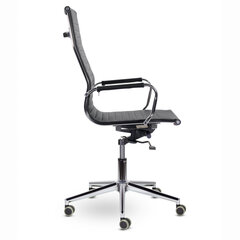 Кресло офисное BRABIX PREMIUM &laquo;Intense EX-531&raquo;, экокожа, хром, черное, 532540