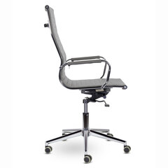 Кресло офисное BRABIX PREMIUM &laquo;Intense EX-531&raquo;, экокожа, хром, темно-серое, 532542