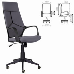 Кресло офисное BRABIX PREMIUM &laquo;Prime EX-515&raquo;, ткань, серое, 532548