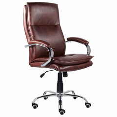 Кресло офисное BRABIX PREMIUM &laquo;Cuba EX-542&raquo;, экокожа, коричневое, 532550