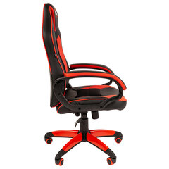 Кресло компьютерное BRABIX &laquo;Blaze GM-162&raquo;, TW/<wbr/>экокожа, черное/<wbr/>красное, 532580