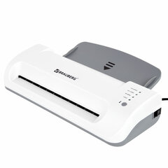 Ламинатор BRAUBERG SILVER MAX A4, толщина пленки 60-200 мкм, скорость 32 см/<wbr/>мин., 532624