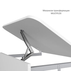 Стол-парта 2-местный, регулируемый угол, СУТ.55-01, 1200&times;500&times;520-640 мм, рост 2-4, серый каркас, ЛДСП клён